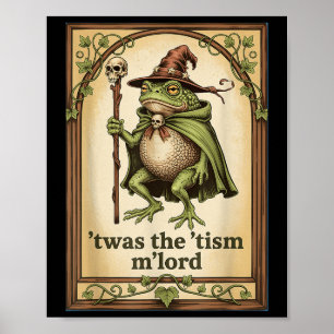 Twas Het Tism Mlord Tovenaars Kikker Autisme  Poster