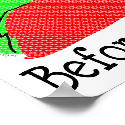 Twas Night voor Kerstmis Poster (Hoek)