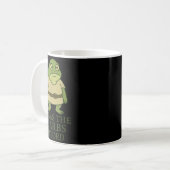 Twas The Carbs Lord Funny Frog Meme Middeleeuws Koffiemok (Voorkant links)