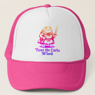 ’Twas The Carbs M’Lord Grappige Middeleeuwse Kikk Trucker Pet