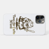 Twas the Carbs M'Lord Funny Frog Meme Case-Mate iPhone Case (Achterkant (horizontaal))