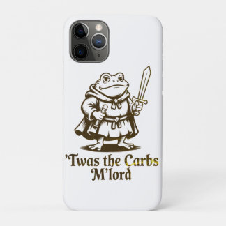 Twas the Carbs M'Lord Funny Frog Meme Case-Mate iPhone Case