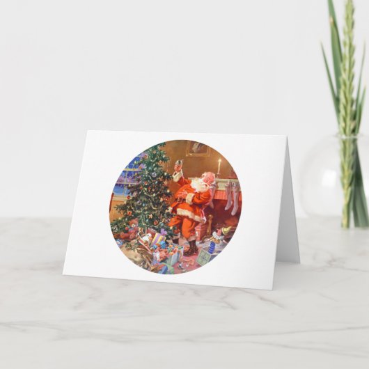 'Twas the Night Before Christmas Feestdagen Kaart (Voorkant)