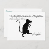 'Twas the Night Before Christmas Feestdagenkaart (Voorkant / Achterkant)