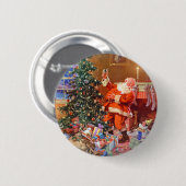 'Twas the Night Before Christmas Ronde Button 5,7 Cm (Voorkant /achterkant)