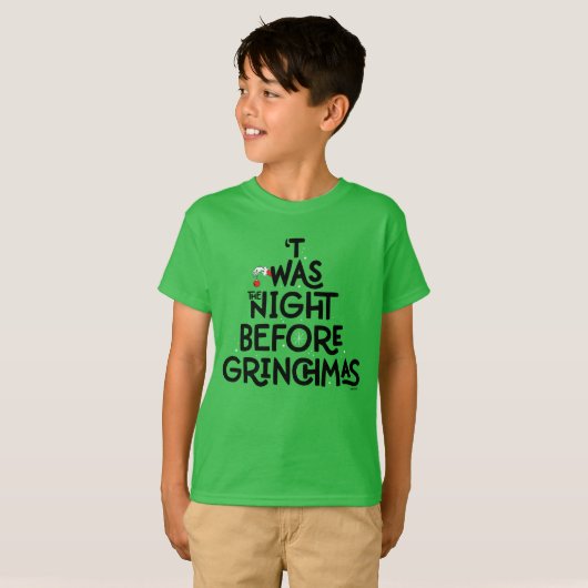 'Twas the Night Before Grinchmas T-shirt (Voorkant volledig)