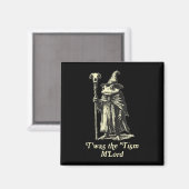Twas The Tism Lord Funny Frog Wizard Meme Autisme Magneet (Voorkant / Achterkant)