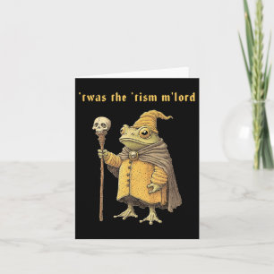 Twas The Tism Lord Funny Wizard Frog Autisme Heks Kaart