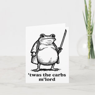 Twas The Tism Lord Middeleeuwse Ridder Fat Samurai Kaart