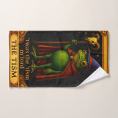 T'was The 'Tism M'Lord Frog Meme Autism Awareness Bad Handdoek (Handdoek)