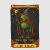T'was The 'Tism M'Lord Frog Meme Autism Awareness Golfhanddoek (Voorkant)