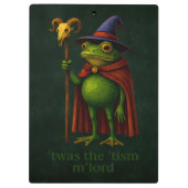 T'was The 'Tism M'Lord Frog Meme Autism Awareness Klembord (Achterkant)