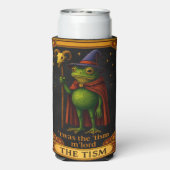 T'was The 'Tism M'Lord Frog Meme Autism Awareness Seltzer Blikjeskoeler (Seltzer Achterkant)