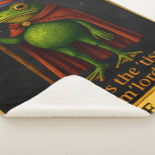 T'was The 'Tism M'Lord Frog Meme Autism Awareness Sherpa Deken (3/4)