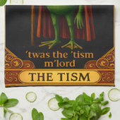 T'was The 'Tism M'Lord Frog Meme Autism Awareness Theedoek (Gevouwen)