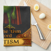 T'was The 'Tism M'Lord Frog Meme Autism Awareness Theedoek (Quarter Fold)