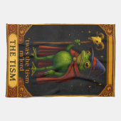 T'was The 'Tism M'Lord Frog Meme Autism Awareness Theedoek (Horizontaal)