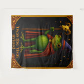 T'was The 'Tism M'Lord Frog Meme Autism Awareness Wandkleed (Voorkant (horizontaal))