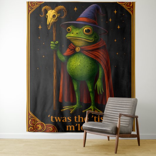 T'was The 'Tism M'Lord Frog Meme Autism Awareness Wandkleed (In situ)