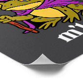 Twas The tism M'lord Funny Meme Frog Witch Autism  Poster (Hoek)