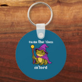 Twas The tism M'lord Funny Meme Frog Witch Autism  Sleutelhanger (Voorkant)