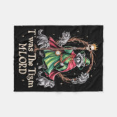 T'was The Tism M'lord Funny Wizard Racoon Witch Au Fleece Deken (Voorkant (Horizontaal))