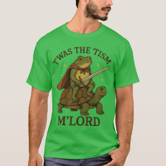 TWASheisme M Heer Grappige Vintage Kikker ee Autis T-shirt