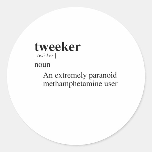 TWEAKER RONDE STICKER (Voorkant)