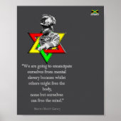 Tweaks Clothing - Marcus Mosiah Garvey Quote - Jam Poster (Voorkant)