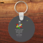 Tweaks Clothing - Marcus Mosiah Garvey Quote - Jam Sleutelhanger (Voorkant)