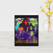 Twear T-shirt Monster Mash Halloween Kostuum Fun M Kaart (Gele Bloem)