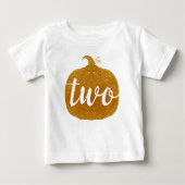 Twee|2e verjaardag Baby | Golden Pumpkin (Voorkant)