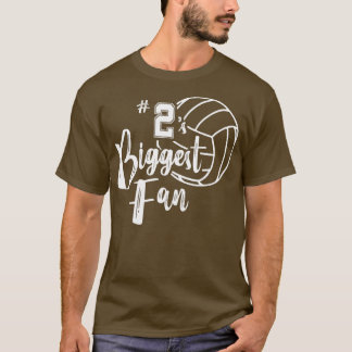 Twee 2s Biggest Fan Volleyball mama Volleyball Pap T-shirt