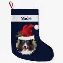 Twee aangepaste fotosjablonen met Santa Hats op bl