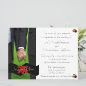 Twee aangepaste homepage-uitnodigingen IV Kaart (Staand voorkant)