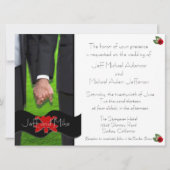 Twee aangepaste homepage-uitnodigingen IV Kaart (Voorkant)