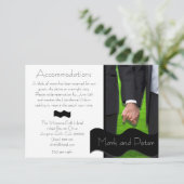 Twee aangepaste homepenkaarten voor weddenschappen informatiekaartje (Staand voorkant)