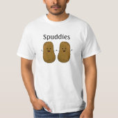 Twee aardappelspoedbehandelingen t-shirt (Voorkant)