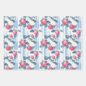 Twee aardbei en een effen kleur inpakpapier vel (Voorkant 2)