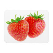Twee aardbeien magneet (Horizontaal)
