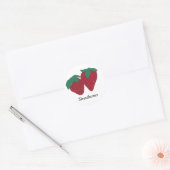 Twee Aardbeien Onderwijs Stickers (Envelop)