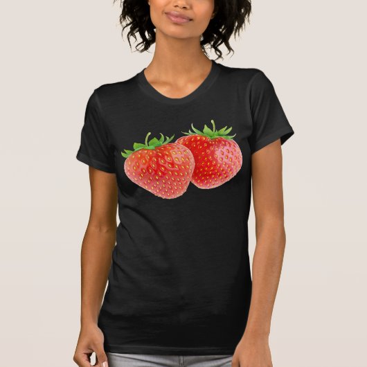 Twee aardbeien t-shirt (Voorkant)