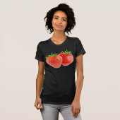 Twee aardbeien t-shirt (Voorkant volledig)