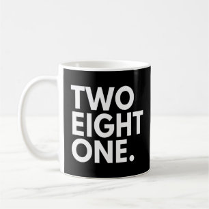 TWEE ACHT ONE Area Code 281 Houston TX Texas USA Koffiemok