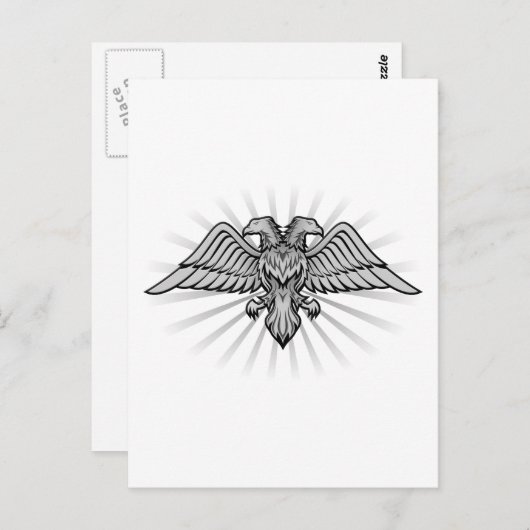 Twee adelaars briefkaart (Voorkant / Achterkant)