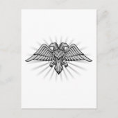 Twee adelaars briefkaart (Voorkant)