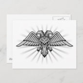 Twee adelaars briefkaart (Voorkant / Achterkant)