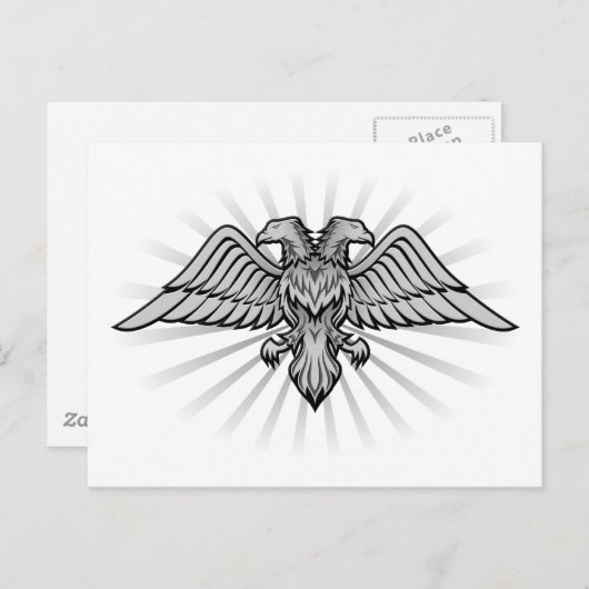 Twee adelaars briefkaart (Voorkant / Achterkant)