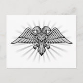 Twee adelaars briefkaart (Voorkant)