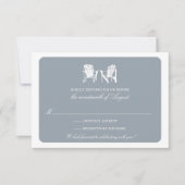 Twee Adirondack Chairs RSVP Kaart (Voorkant)